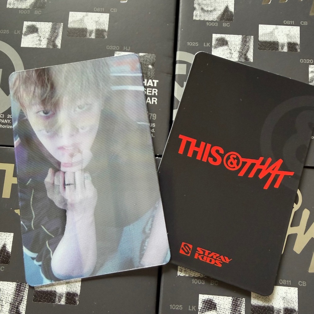 STRAY KIDS I.N. This & That Lenticular Photocard